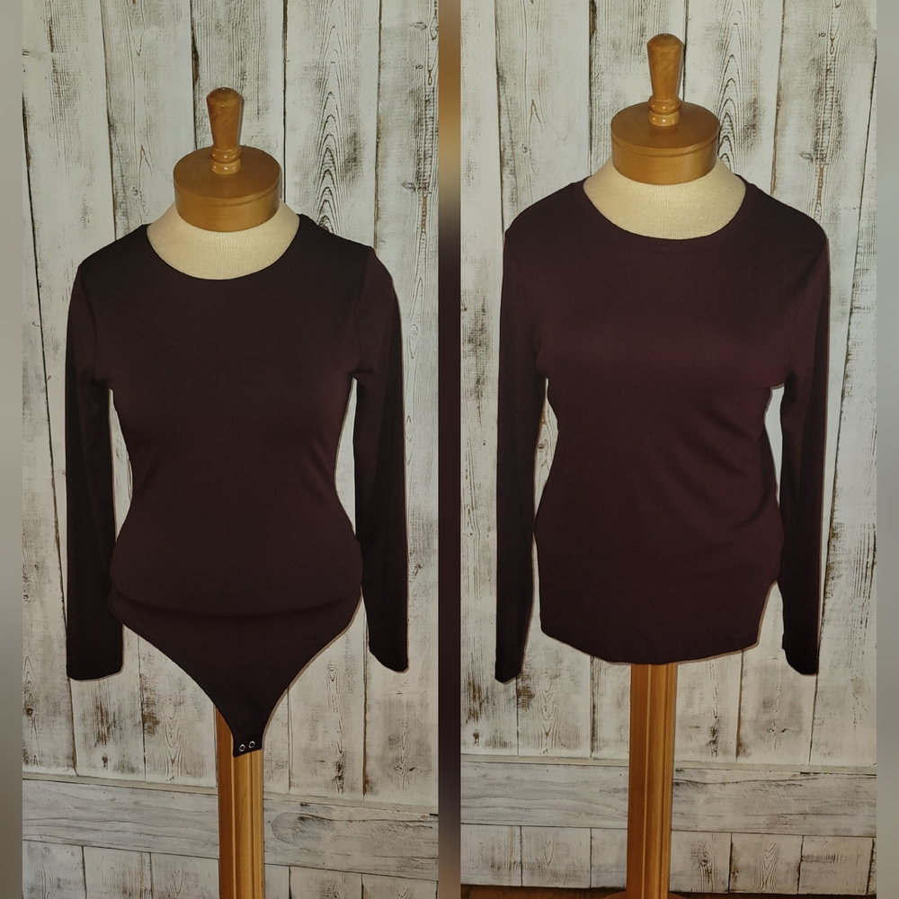 Long Sleeve Bodysuit & Ribbed Top (2)